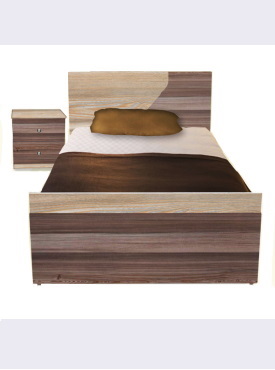 Single Bed with One Side Table