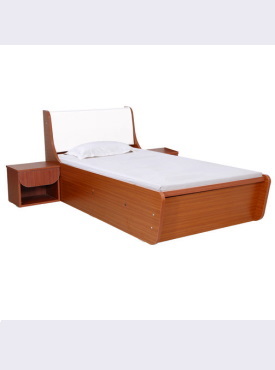 Single Bed with Two Side Tables